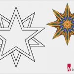 Stern Vorlage Pdf Genial Stern Vorlage Zum Ausdrucken Pdf Sternvorlagen Kribbelbunt