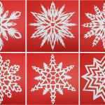 Sterne Scherenschnitt Vorlage Inspiration Schneeflockenschnippeleien