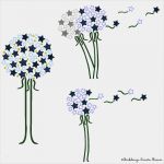 Sterne Sticken Vorlagen Bewundernswert Sterne Pusteblumen Doodle Stickdateien Set