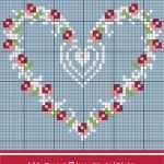 Sterne Sticken Vorlagen Genial Romantisches Herz Aus Blumen Sticken Sticken Kreuzstich