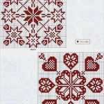 Sterne Sticken Vorlagen Hübsch Rote Herzen Und Sterne Sticken Pinterest