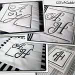 Sticken Nach Vorlage Cool 123 Nadelei Monogramme Und Vorlagen