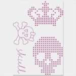 Sticken Nach Vorlage Gut Custom by Me Magische Vorlage „lustige totenköpfe“