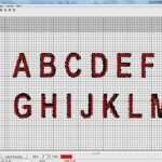 Sticken Nach Vorlage Gut Das Kreuzstichprogramm – Teil 8 Buchstaben über Buchstaben