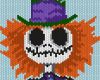 Sticken Plattstich Vorlagen Erstaunlich Mad Hatter Jack Skellington Multi Brick Stitch Pattern