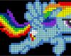 Sticken Plattstich Vorlagen Großartig Rainbow Dash Flying Perler Bead Pattern Bead Sprite