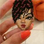 Sticken Plattstich Vorlagen Luxus Pin Von Anett Doppler Auf Brickstitch
