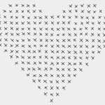 Sticken Vorlagen Kreuzstich Gut Yeah Handmade • Diy Leinwand Mit Einem Herz Besticken