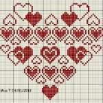 Stickmuster Kreuzstich Vorlagen Fabelhaft Saint Valentin