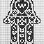 Stickmuster Kreuzstich Vorlagen Schön Рука Фатимы Хамса Hand Of Fatima Hamsa