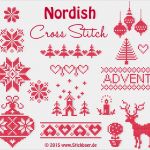 Stickmuster Kreuzstich Vorlagen Schön Der Stickbär nordish Cross Stitch
