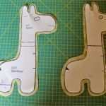 Stofftier Nach Vorlage Genial Naehoma Moni Giraffe Ein Kostenloses Schnittmuster Zum