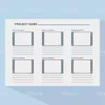 Storyboard Video Vorlage Gut Storyboard Vorlage Auf Blau Stock Vektor Art Und Mehr