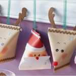 Streichholzschachtel Vorlage Fabelhaft Adventskalender Päckchen Basteln Weihnachtsmann & Elch