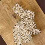 String Art Vorlagen Kostenlos Erstaunlich Easter String Art Home Decor Craft Bunny Carrot and Egg