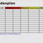 Stunden Vorlage Excel Angenehm Excel Stunden Berechnen Vorlage Genial Stundenplan Zum