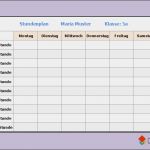 Stundenplan Erstellen Uni Vorlage Süß Kostenlose Stundenplanvorlagen Fice Lernen