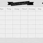 Stundenplan Uni Vorlage Excel Best Of Bilder Zu Stundenplan Zum Ausfüllen Und Ausdrucken