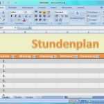 Stundenplan Uni Vorlage Excel Beste Excel Vorlage Stundenplan Download Chip