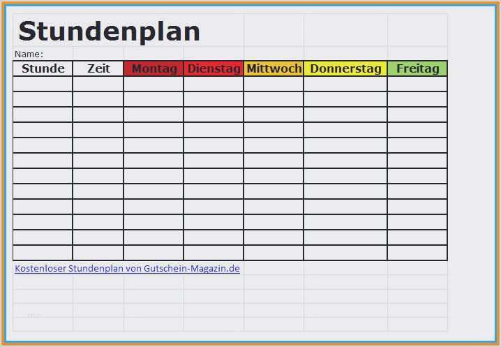Stundenplan Vorlage Excel Elegant Excel Stundenplan Vorlage Frisch 15 Vorlage to Do Liste