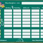 Stundenplan Vorlage Online Großartig Zeit Für Den Stundenplan Kinderinfo Blog