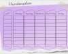 Stundenplan Vorlage Online Hübsch Lila Stundenplan Schule Ausmalen