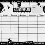 Stundenplan Vorlage Zum Ausdrucken Fabelhaft Gutelauneblog Von Zackzackdesign Schulanfang