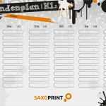 Stundenplan Vorlage Zum Ausdrucken Genial Dein Trendiger Stundenplan Zum Ausdrucken Saxoprint