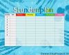 Stundenplan Vorlage Zum Ausdrucken Neu Stundenplan Vorlage
