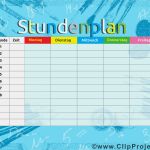 Stundenplan Vorlage Zum Ausdrucken Neu Stundenplan Vorlage
