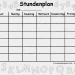 Stundenplan Vorlage Zum Ausfüllen Cool Stundenpläne Für Schule