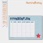 Stundenplan Vorlage Zum Ausfüllen Erstaunlich Printable Stundenplan Sternchen Freebie – Hummelhonig