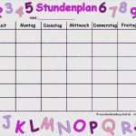 Stundenplan Vorlage Zum Ausfüllen Großartig Stundenplan Vorlage Zum Ausfüllen Neu Stundenpläne Für