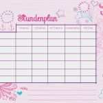 Stundenplan Vorlage Zum Ausfüllen Wunderbar Stundenpläne Kostenlos En