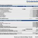 Stundensatz Kalkulation Excel Vorlage Erstaunlich Preiskalkulation Stundensatz Für Handwerk Dienstleistung