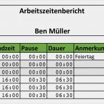Stundenzettel Vorlage Kostenlos Pdf Beste Zeiterfassung Mit Excel – 8 Kostenlose Stundenzettel