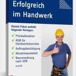 Subunternehmervertrag Bau Vorlage Einzigartig Vorlagen Paket Für Handwerksbetriebe Und Bauunternehmer