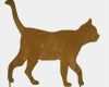 Suchanzeige Katze Vorlage Best Of Edelrost Katze 3 Gehend Zum Stecken