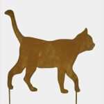 Suchanzeige Katze Vorlage Best Of Edelrost Katze 3 Gehend Zum Stecken