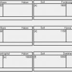 T Konten Vorlage Excel Kostenlos Elegant Konten Eröffnungsbilanzkonto Und Schlussbilanzkonto