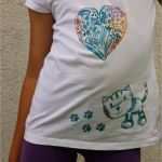 T Shirt Bemalen Mit Kindern Vorlagen Erstaunlich Kreative Welt Von Klecksmacs Selbstgestaltetes Shirt Mit