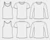 T Shirt Design Vorlage Bewundernswert Singlet T Shirt and Long Sleeved T Shirt Template