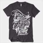 T Shirt Design Vorlage Cool the Latest Typographic Vector Designs From Tshirt Factory