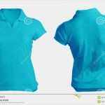 T Shirt Design Vorlage Süß Women S Blank Blue Polo Shirt Template Stock Image