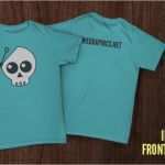 T Shirt Vorlage Photoshop Download Erstaunlich Vorder Und Rückseite T Shirt Vorlage