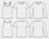 T Shirt Vorlage Vektor Erstaunlich Unterhemd T Shirt Und Langarm T Shirt Vorlage