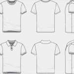 T Shirt Vorlage Vektor Luxus Vorlagen Für Tshirts Und Poloshirt Stock Vektor Art Und