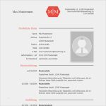 Tabellarischer Lebenslauf 2018 Vorlage Erstaunlich Tabellarischer Lebenslauf 2018 Bewerbung