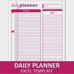 Tagesablauf Excel Vorlage Beste Grundlegende Tagesplaner Magenta Druckbare Excel Kalender