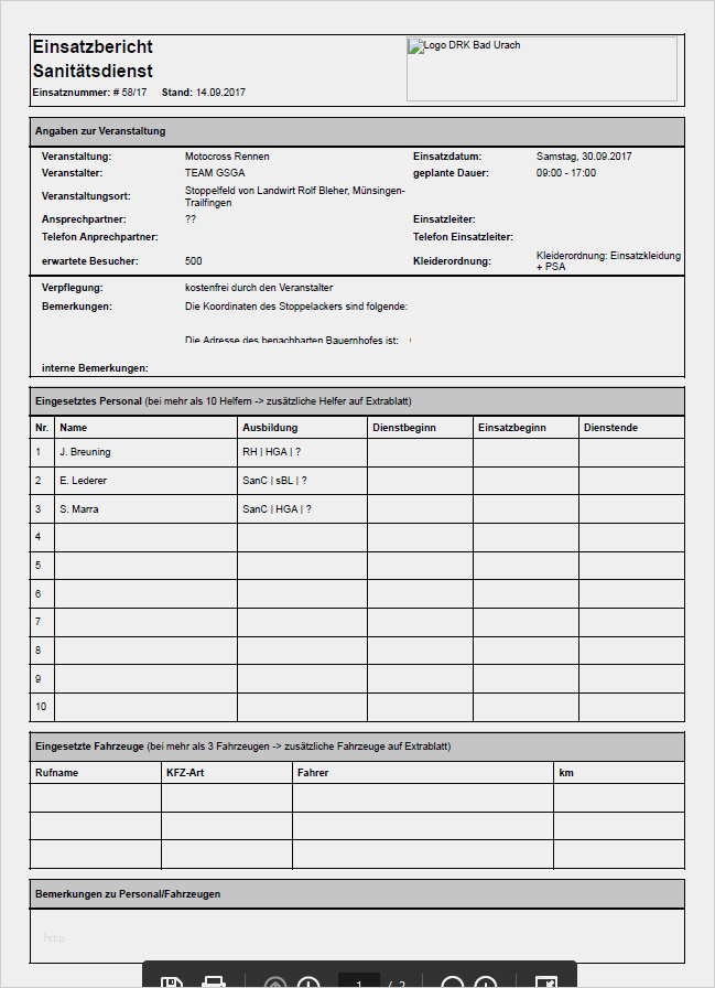Tagesbericht Vorlage Kostenlos Hübsch Einsatzbericht Vorlage N Vorlagen &amp; formulare forum